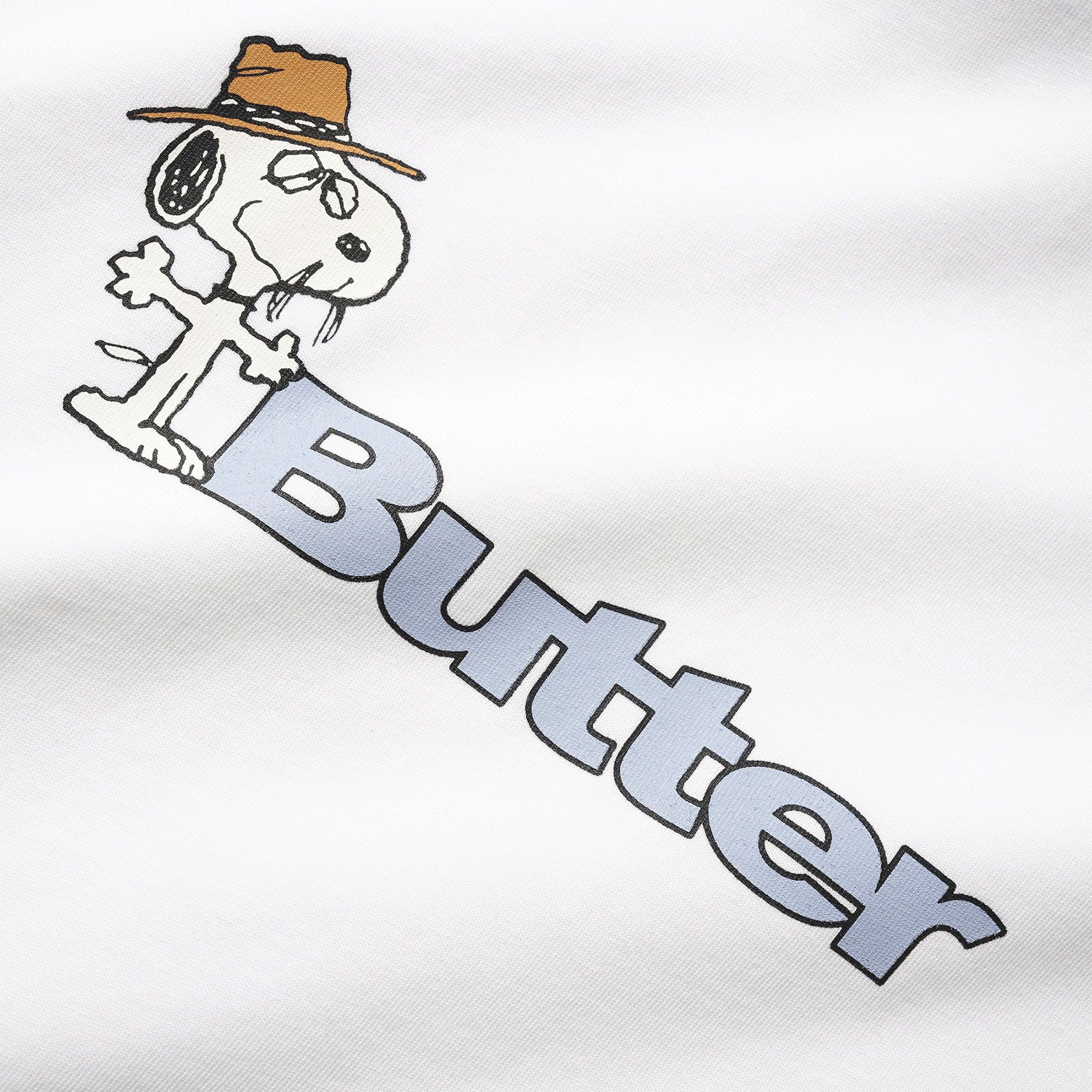 Butter Goods x Peanuts Spike Logo Tee White