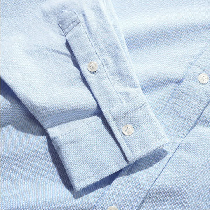 Butter Goods x Peanuts Spike Oxford Shirt Blue