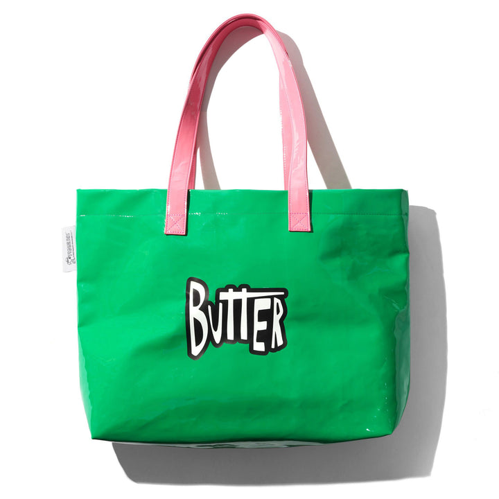Butter Goods x Peanuts Spike Shopper Tote Green/Pink