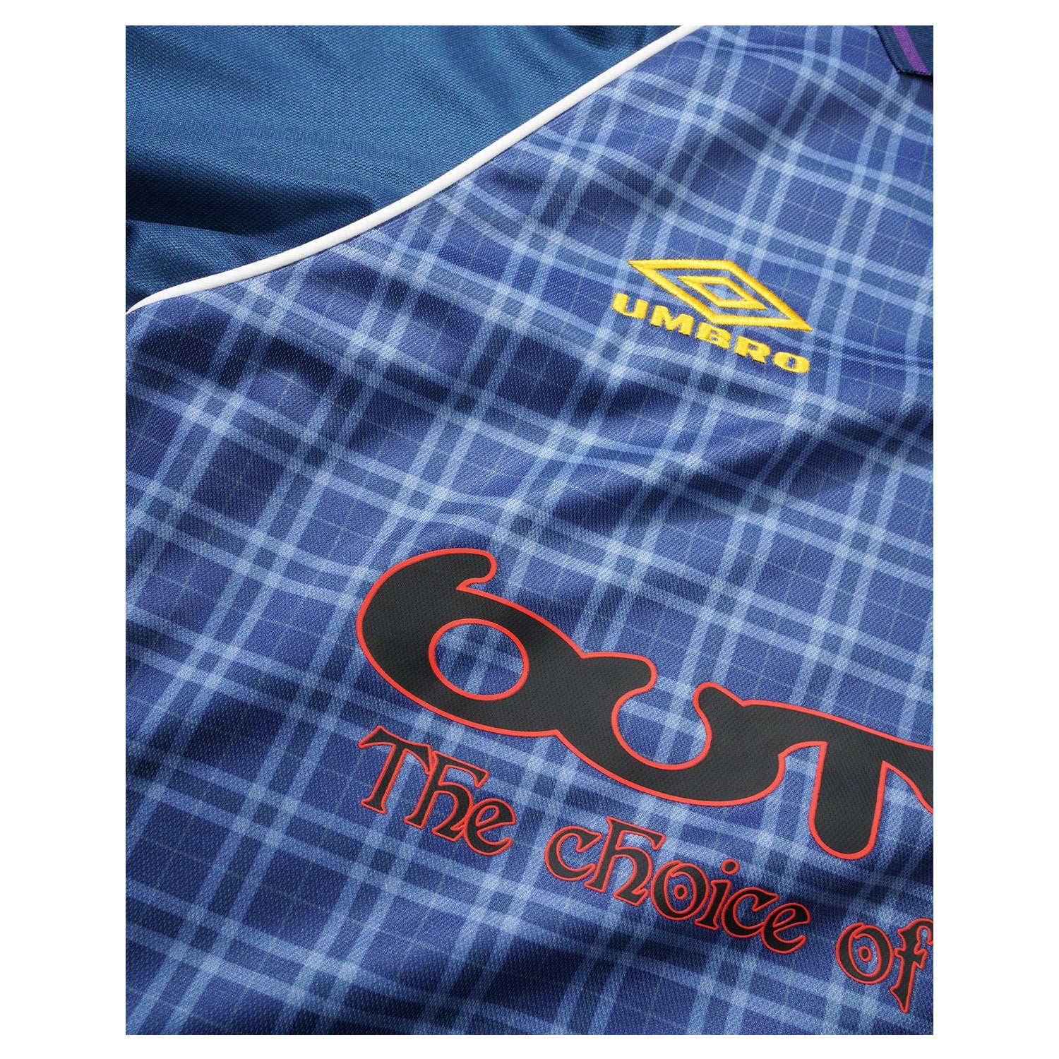 Butter Goods x Umbro Plaid Jersey Navy/Slate