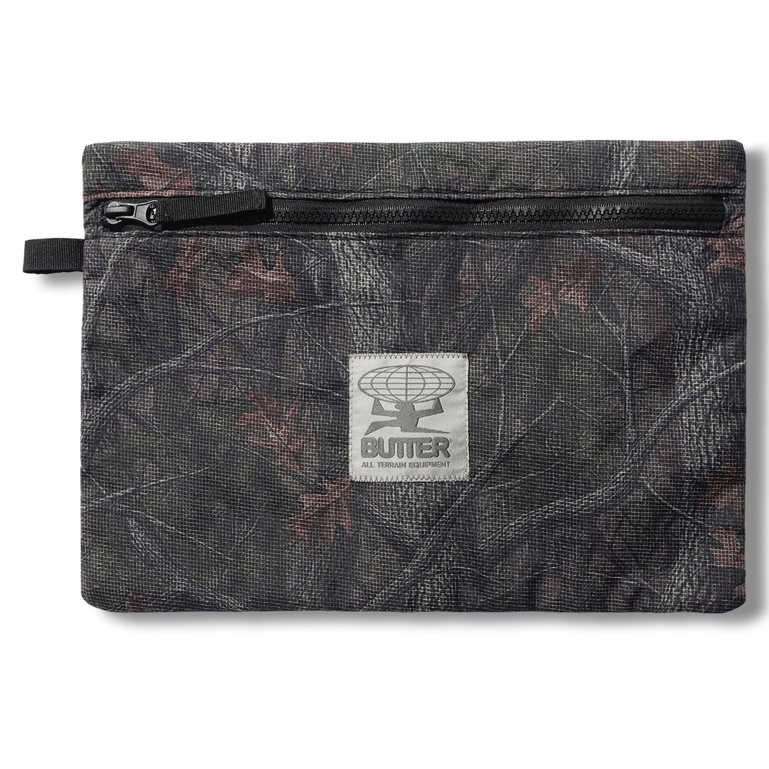 Butter Goods Zip Pouch Forest Camo