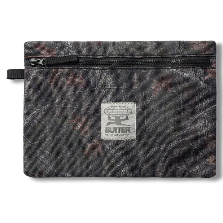 Butter Goods Zip Pouch Forest Camo