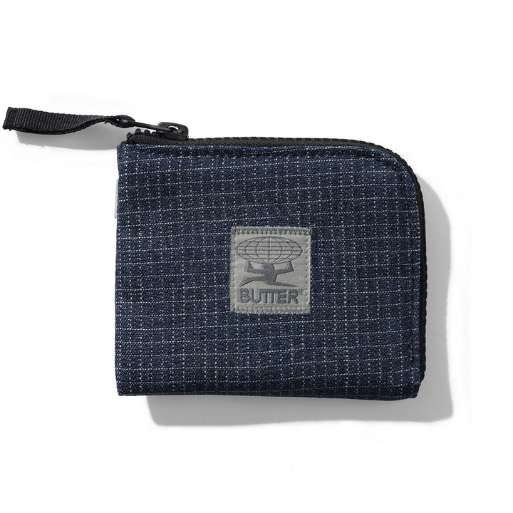 Butter Goods Zip Wallet Denim