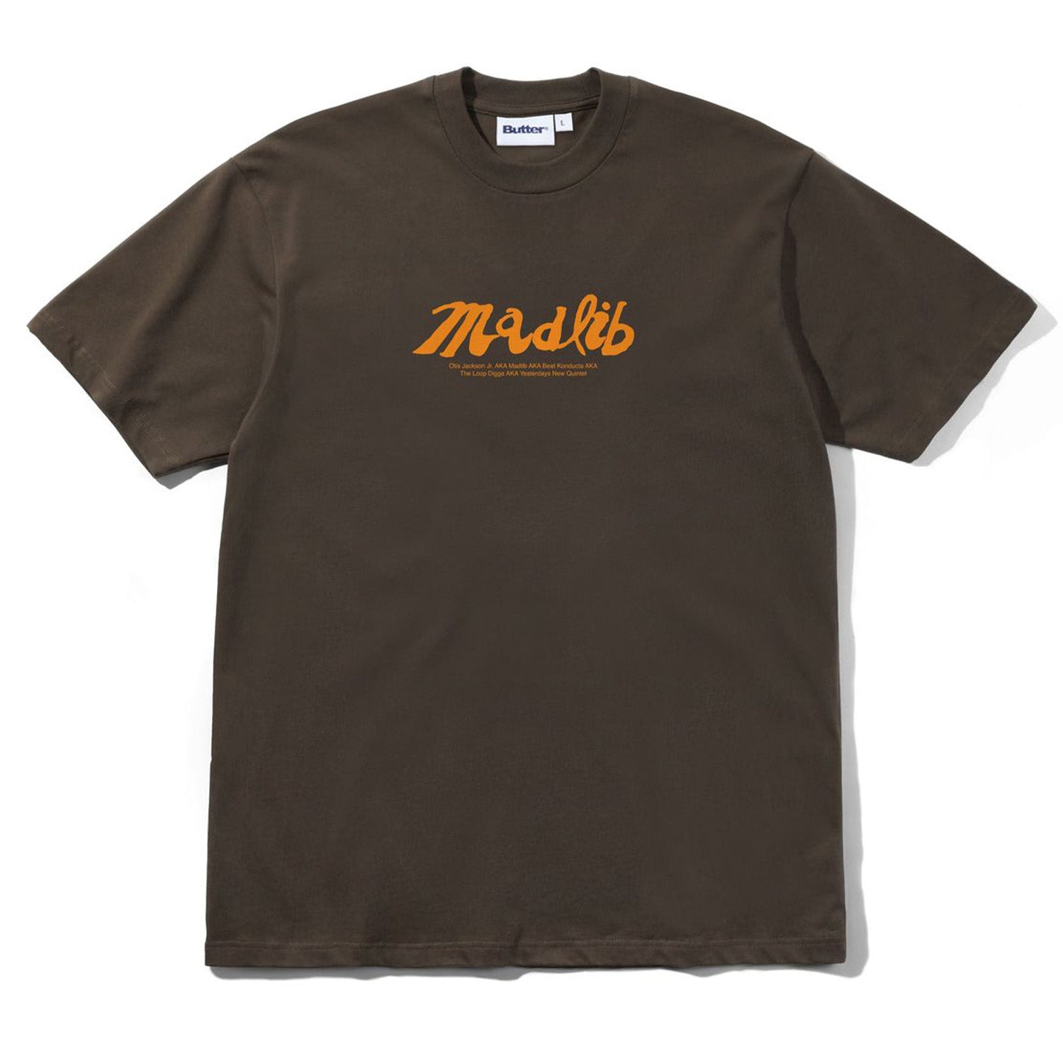 Butter x Madlib Alias Tee Brown