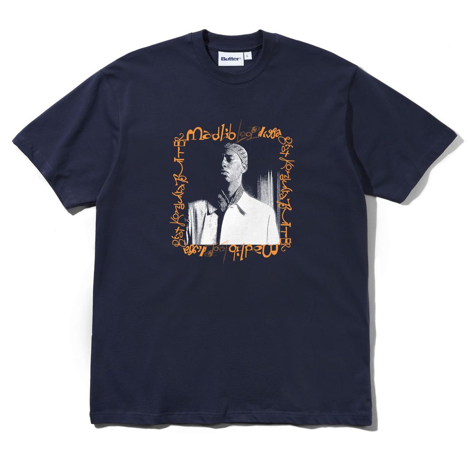 Butter x Madlib Loop Digga Tee Navy