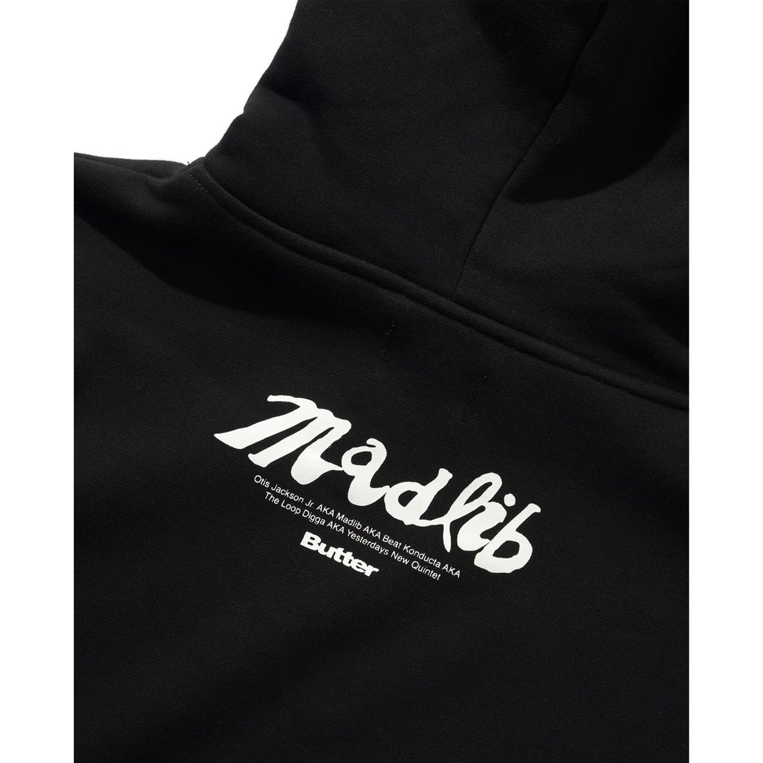 Butter x Madlib Pullover Hood Black