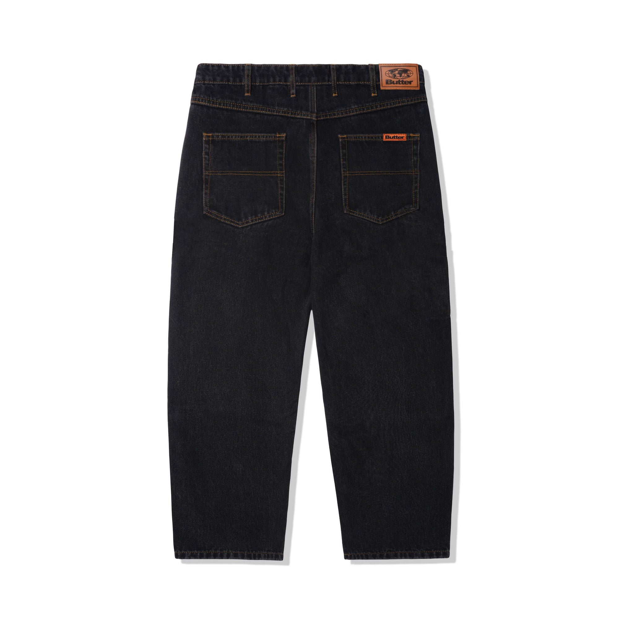 Butter Goods Baggy Denim Jeans Core Q324 Washed Black