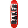 Baker Skateboards Brand Logo White Deck 8.6