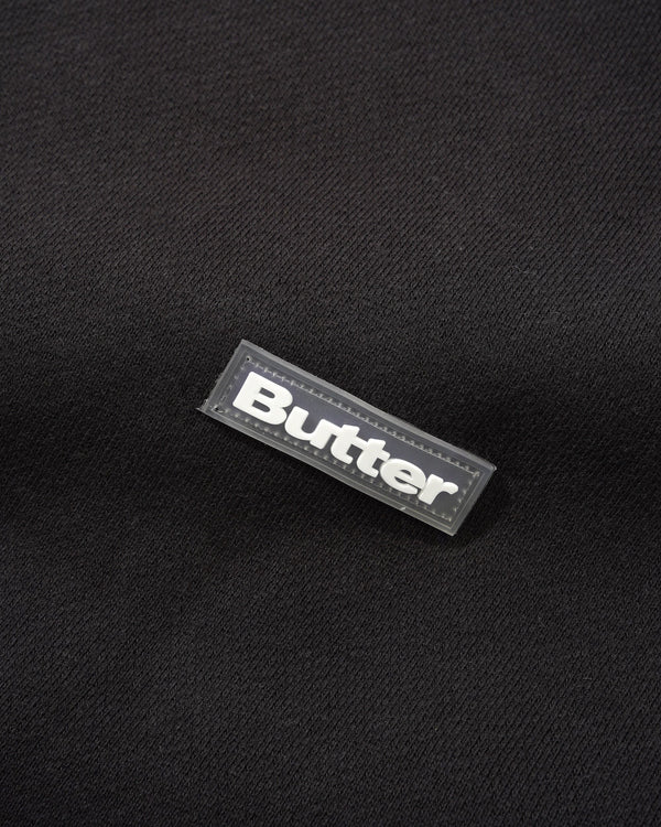 Butter Goods Basic Pullover Hood Black - Orchard Skateshop