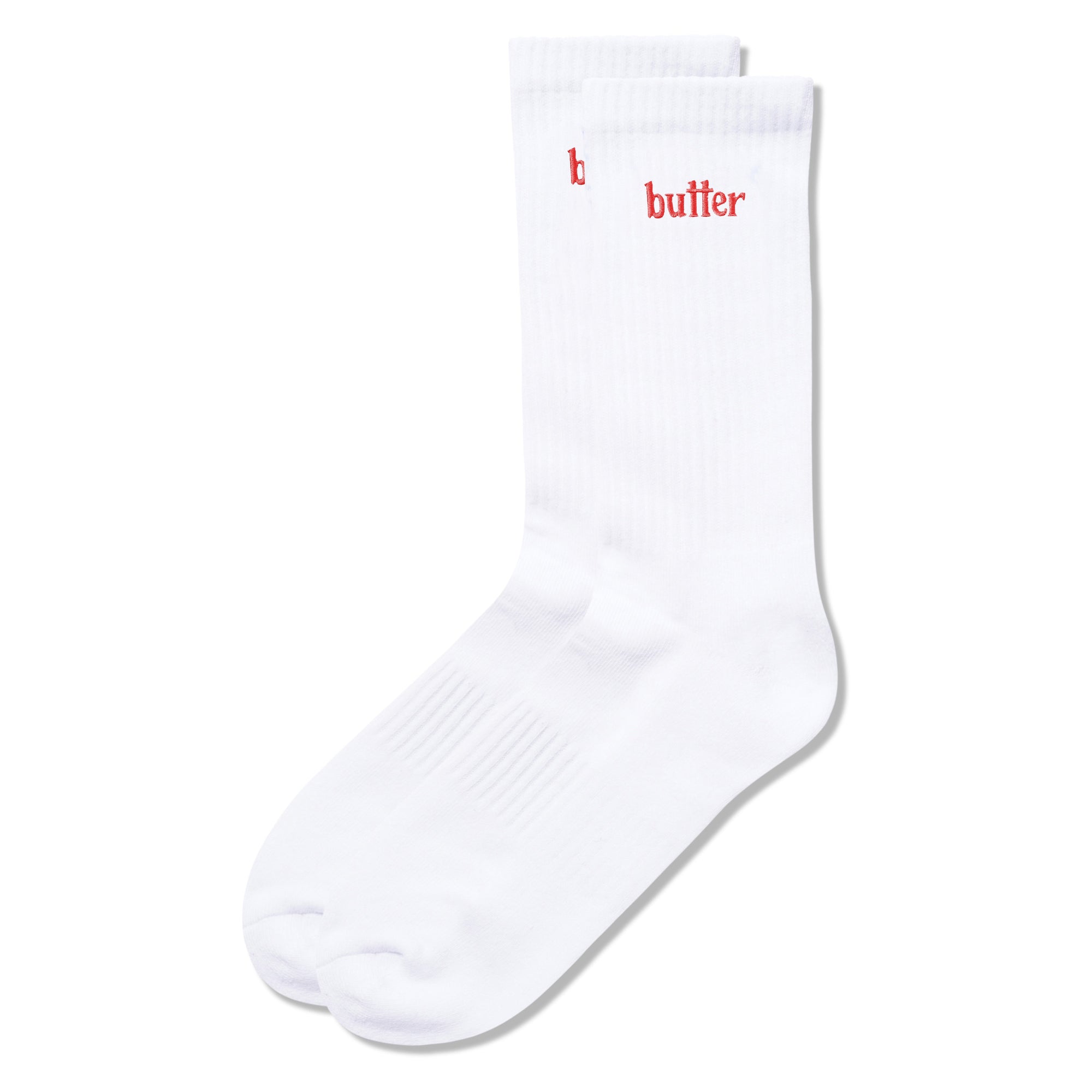 Butter Goods Basic Socks White