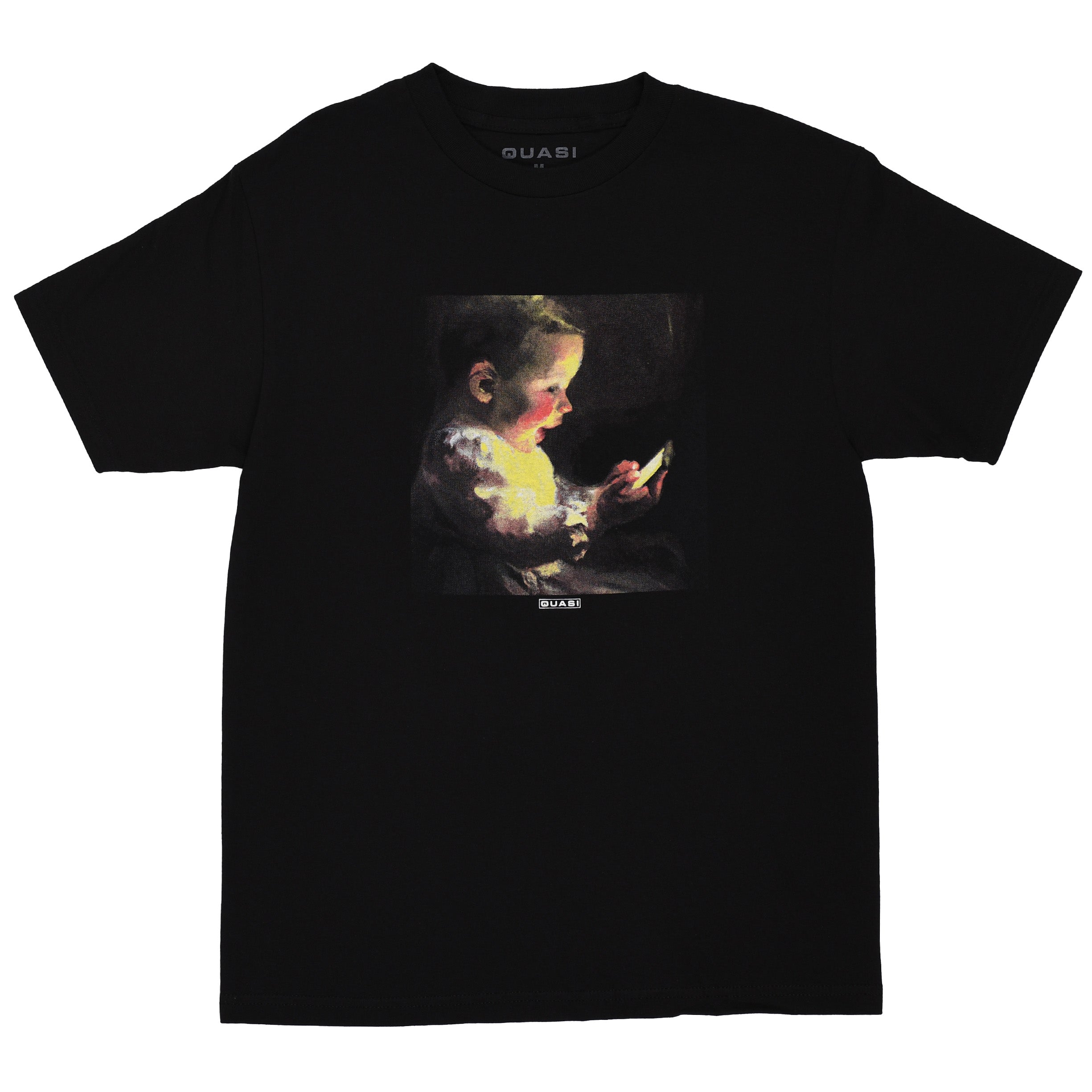 Quasi Child Care Tee Black - Orchard Skateshop