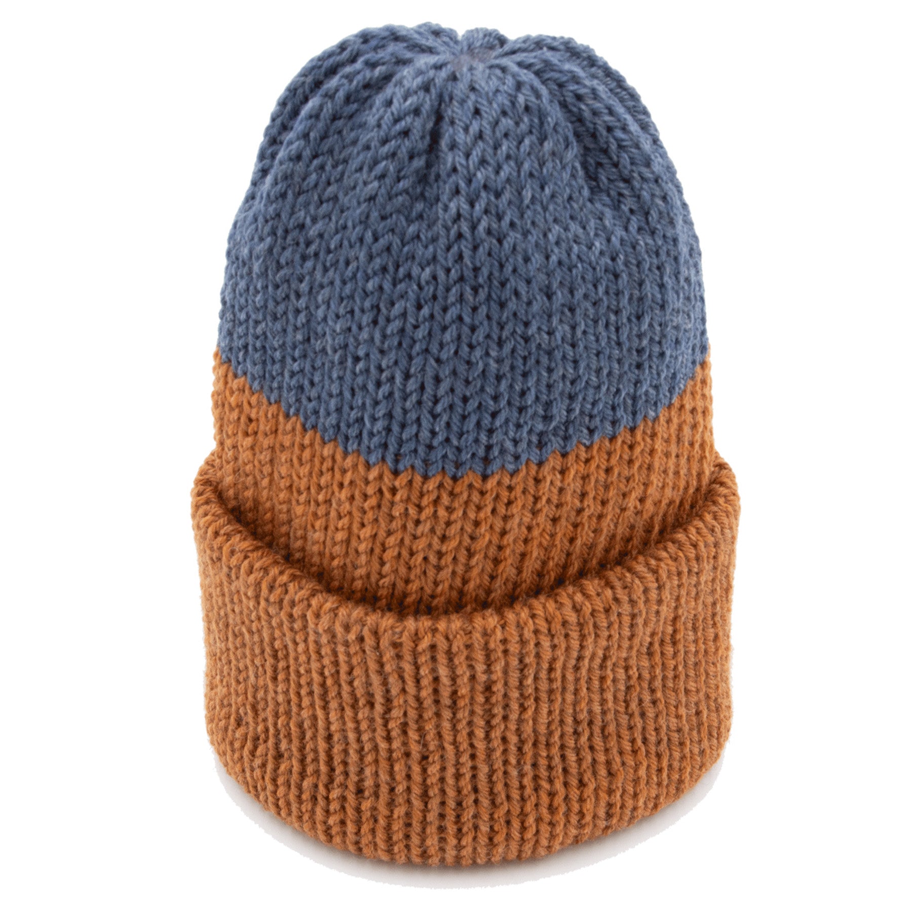 Chimney OG Fold Beanie Autumn Heather /Mid Atlantic Blue