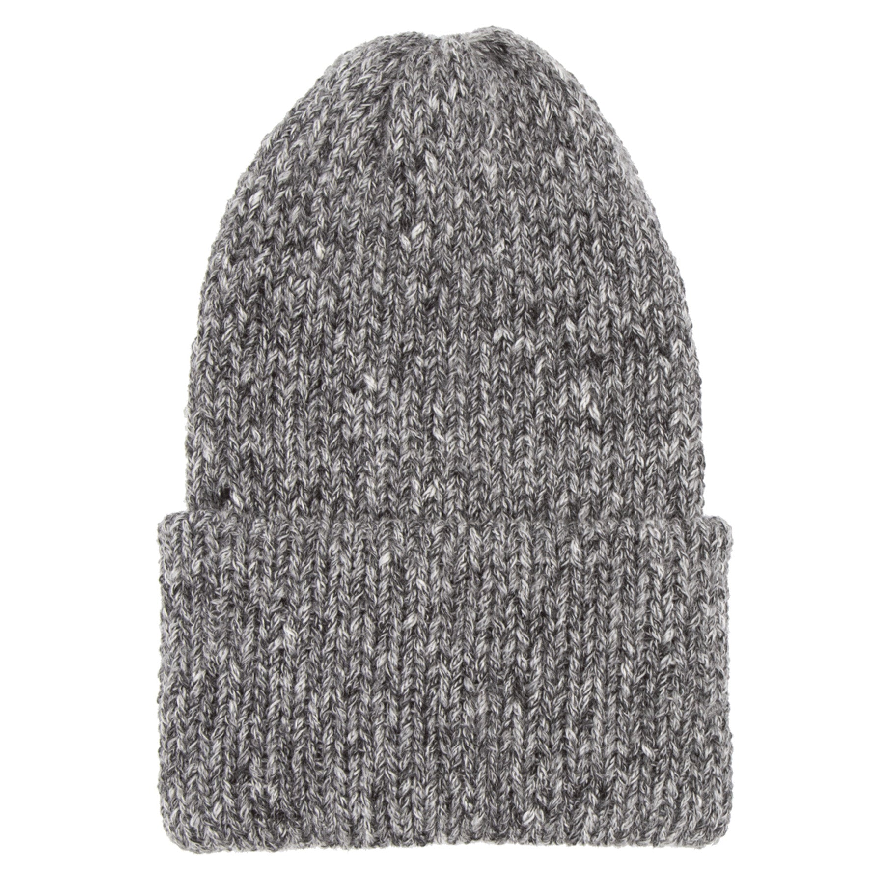 Chimney OG Fold Beanie Marled Black