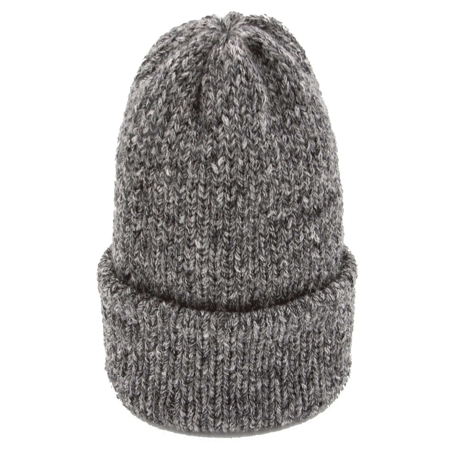 Chimney OG Fold Beanie Marled Black