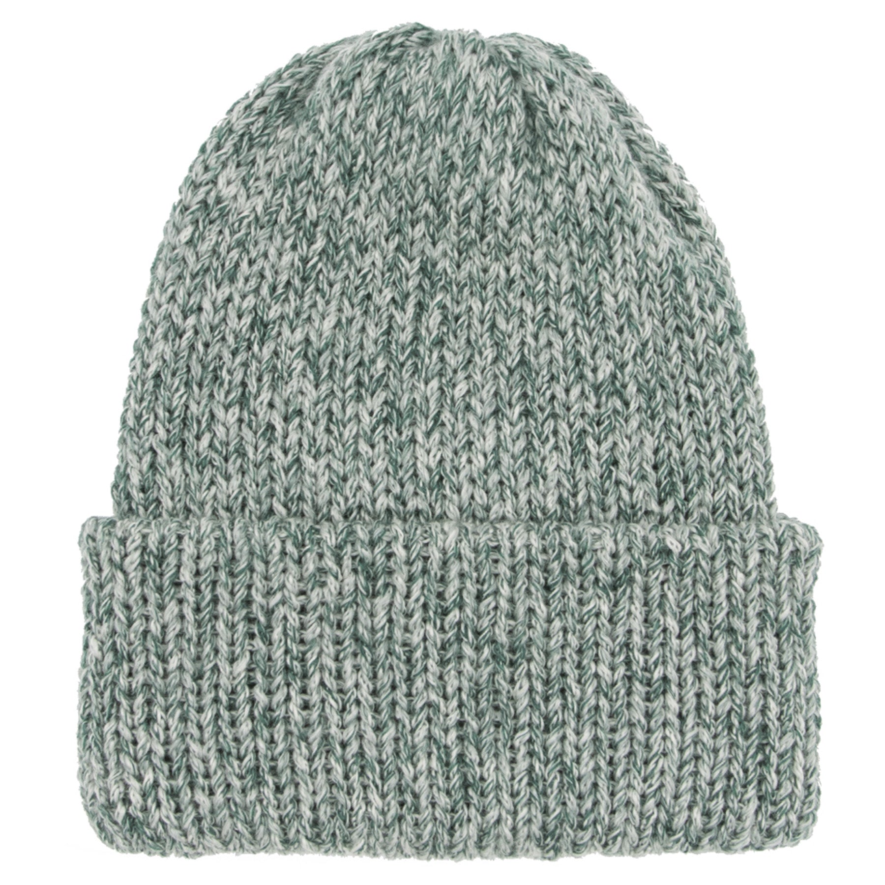 Chimney Short Stack Beanie Island Marled Auerbach Green