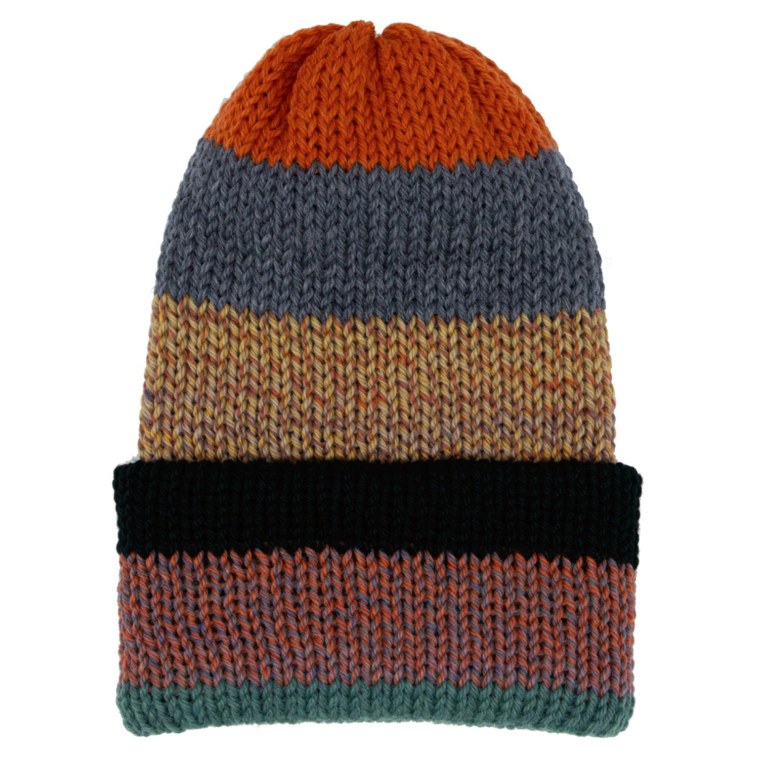 Chimney LTD OG Fold Wool Beanie Blocks Multicolor Sharpie