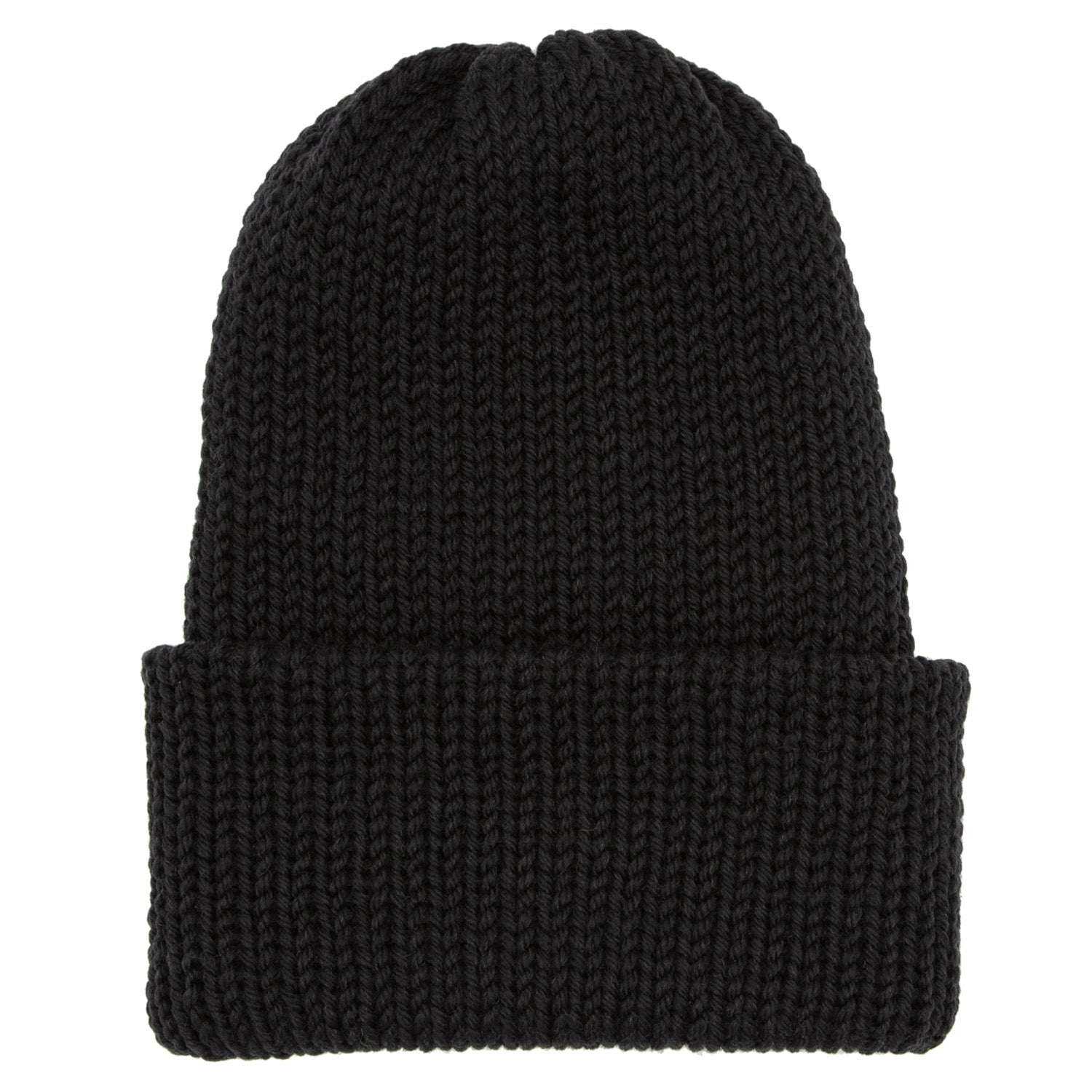 Chimney LTD OG Fold Wool Beanie Flat Black