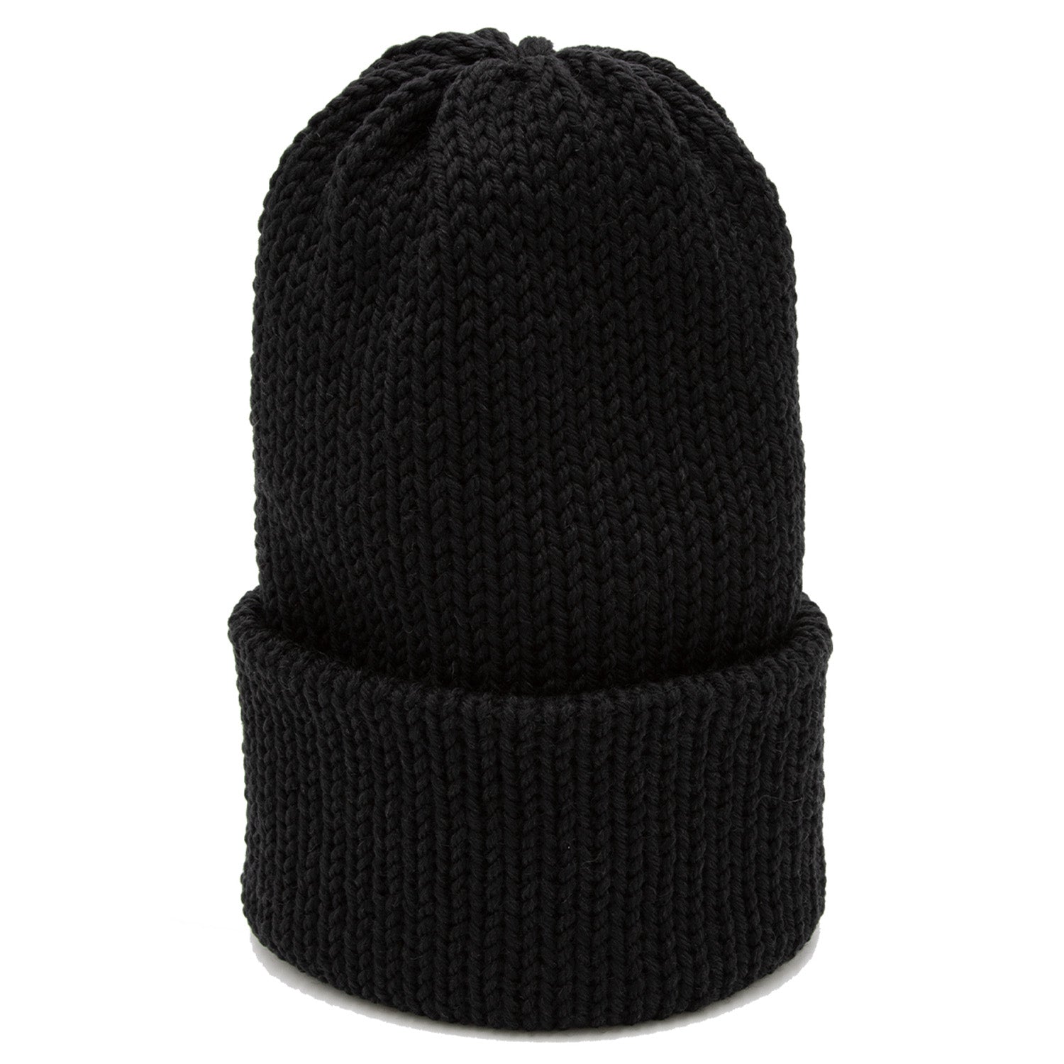 Chimney LTD OG Fold Wool Beanie Flat Black