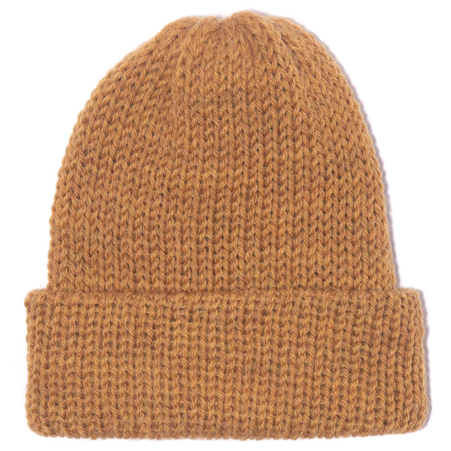 Chimney LTD Short Stack Wool Beanie Brass Tacks Heather