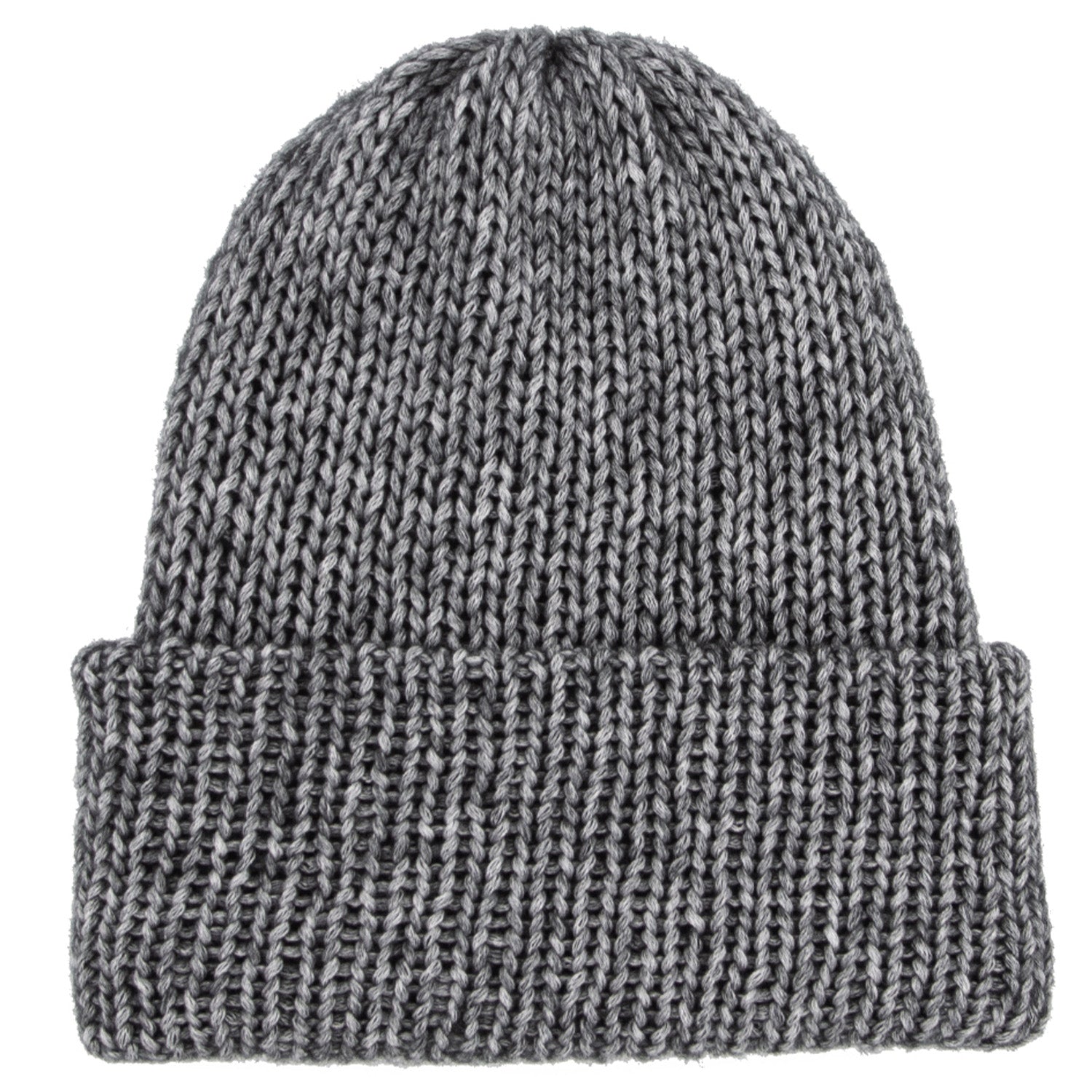 Chimney LTD Short Stack Wool Beanie Frosted Marled Black
