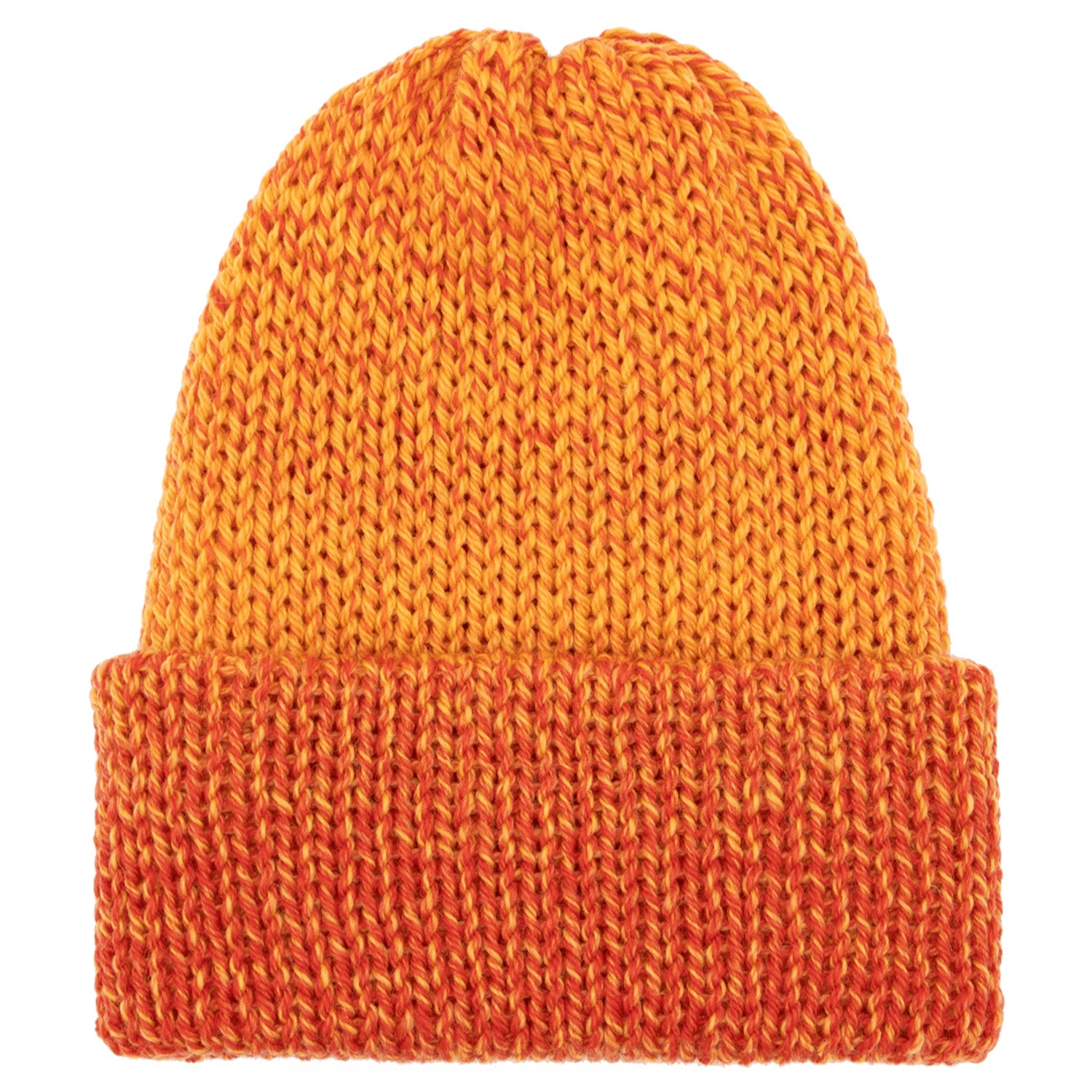 Chimney LTD Short Stack Wool Beanie Lava Fade