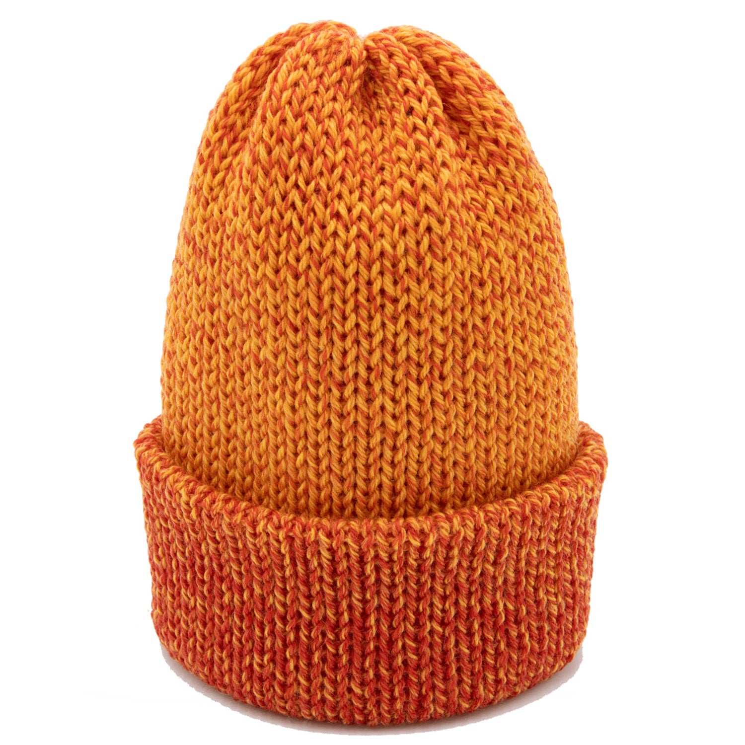 Chimney LTD Short Stack Wool Beanie Lava Fade