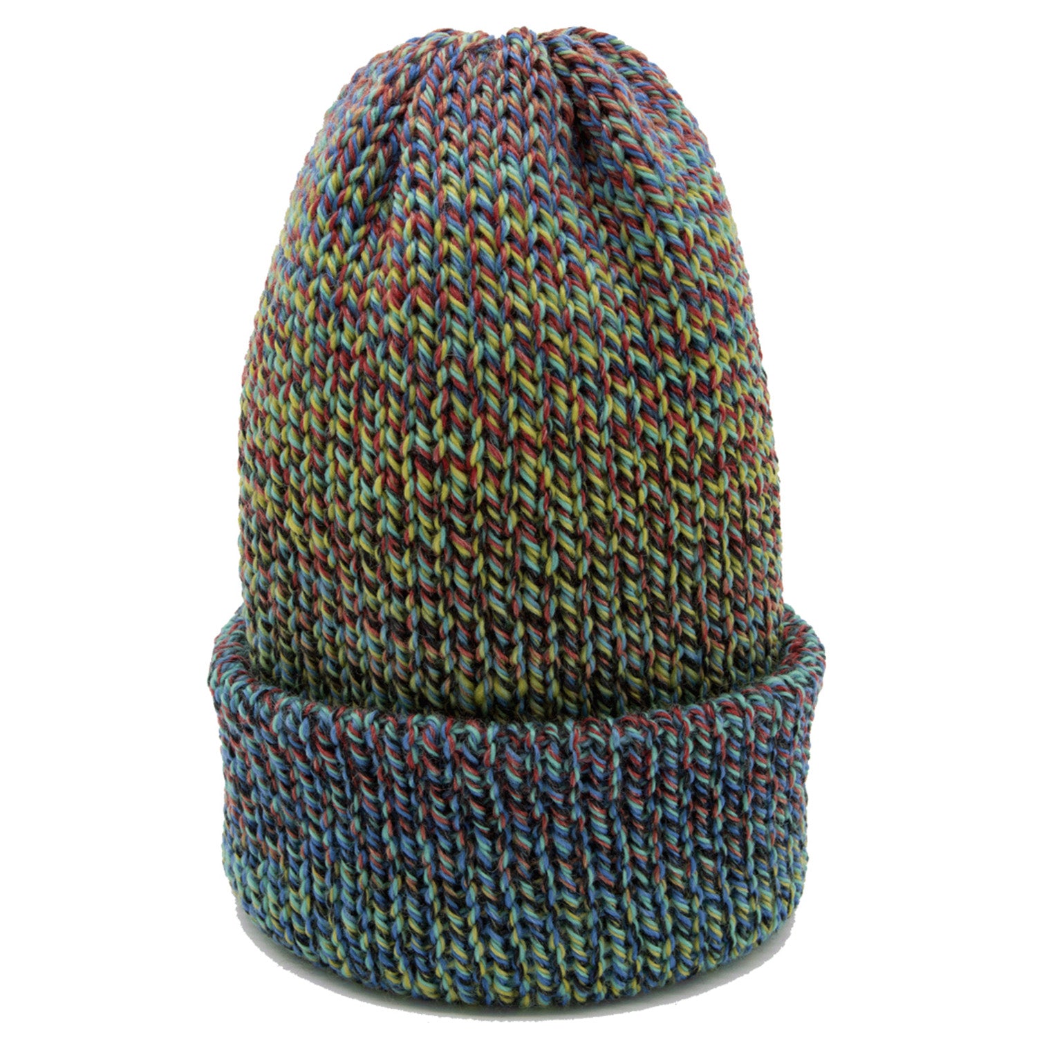 Chimney LTD Short Stack Wool Beanie Marble Madness Fade