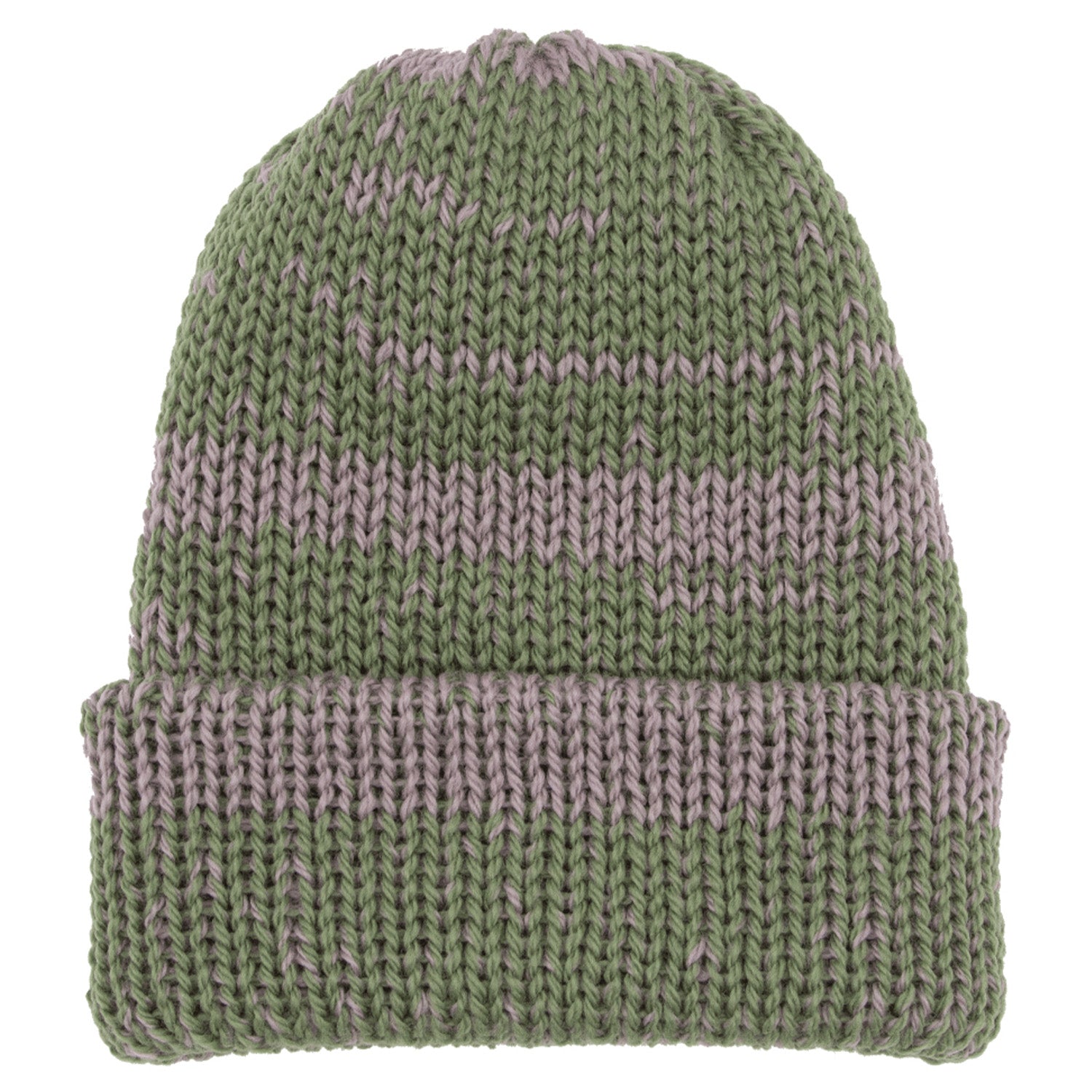 Chimney LTD Short Stack Wool Beanie Mixtape Multi Lavender Mint