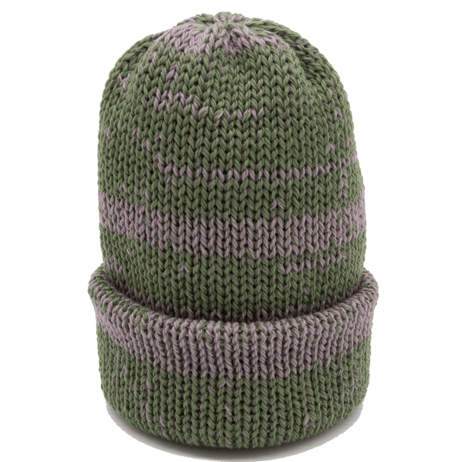 Chimney LTD Short Stack Wool Beanie Mixtape Multi Lavender Mint