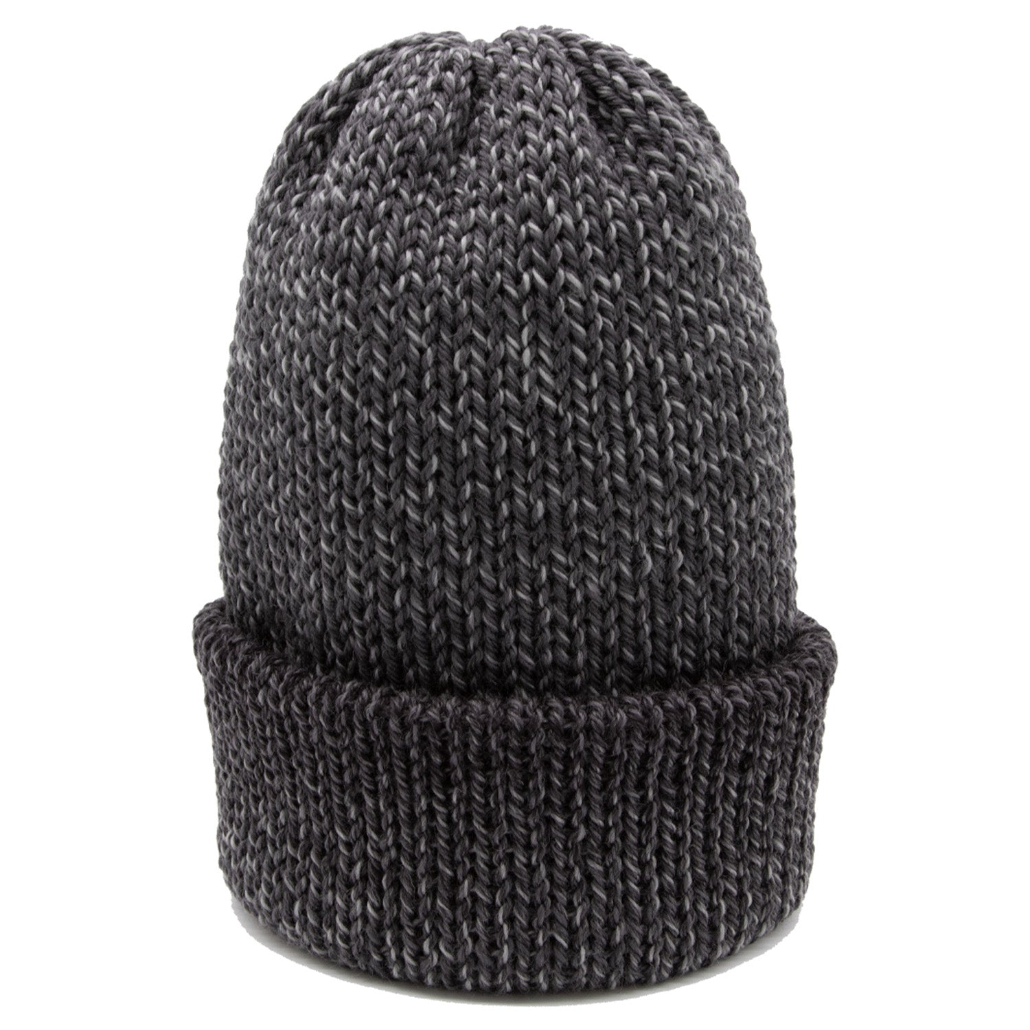 Chimney LTD Short Stack Wool Beanie Smokestack Grey Fade