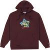 Classic Grip Cool Gator Hoodie Burgundy