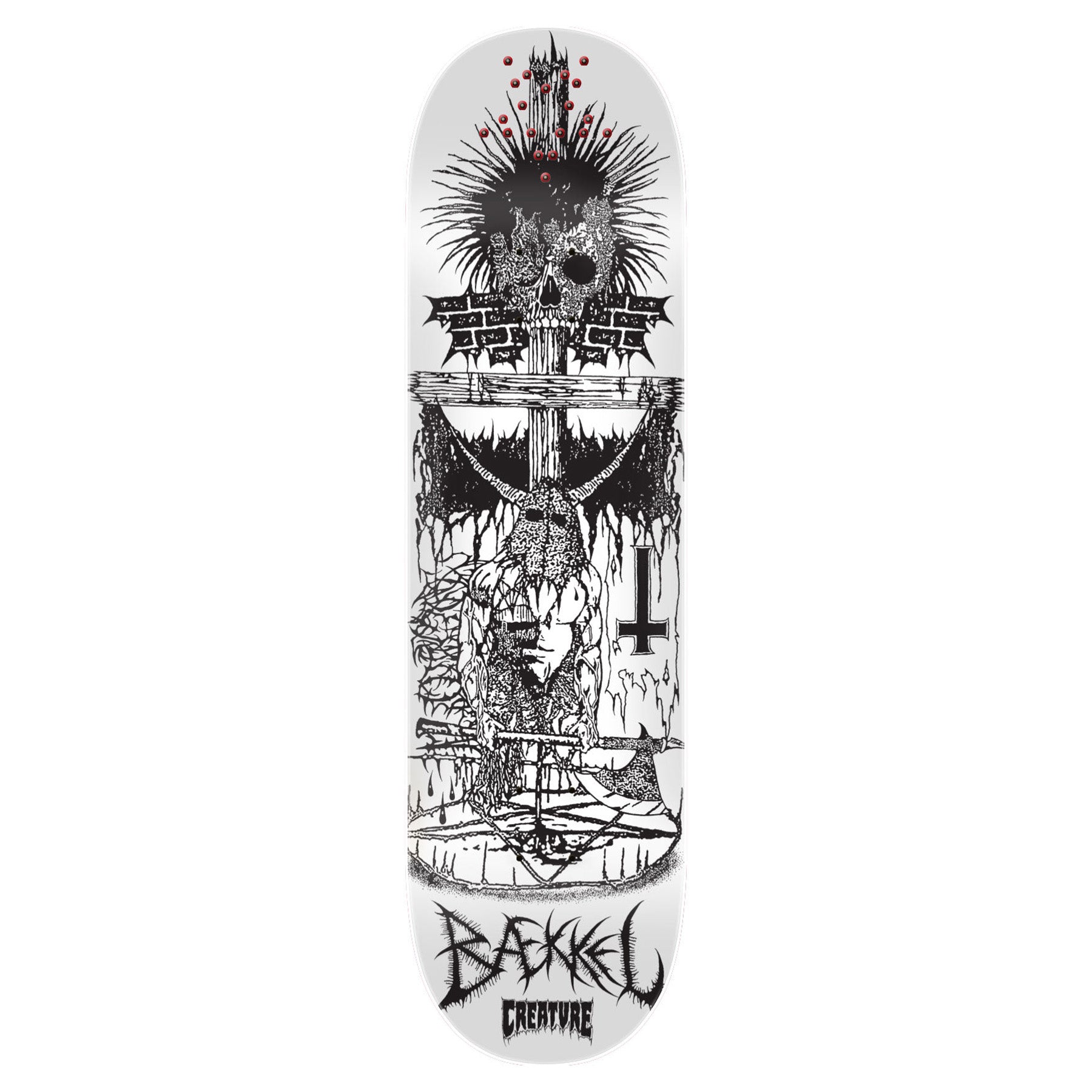 Creature Baekkel BLKMTL Deck 8.6"
