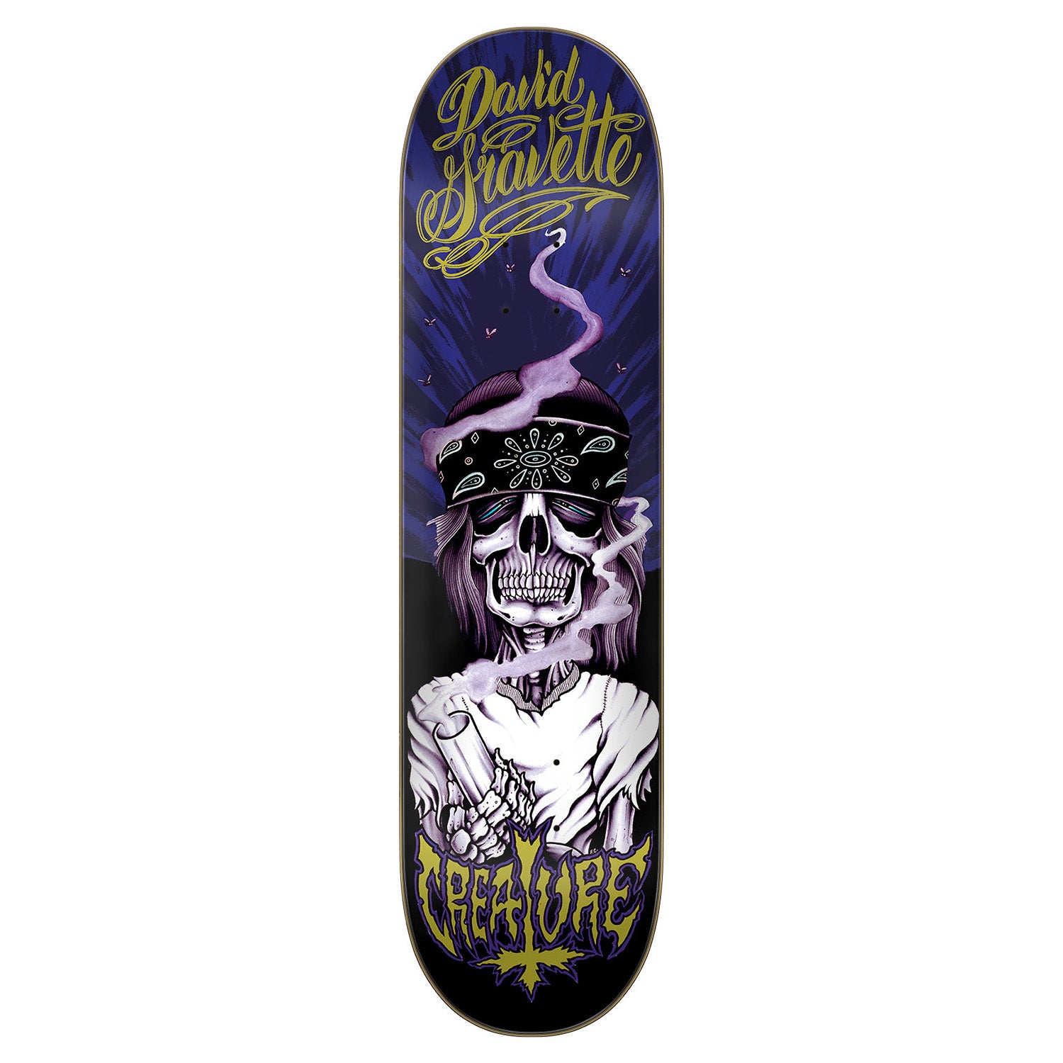 Creature Gravette Hippie Skull 20th Deck 8.3"
