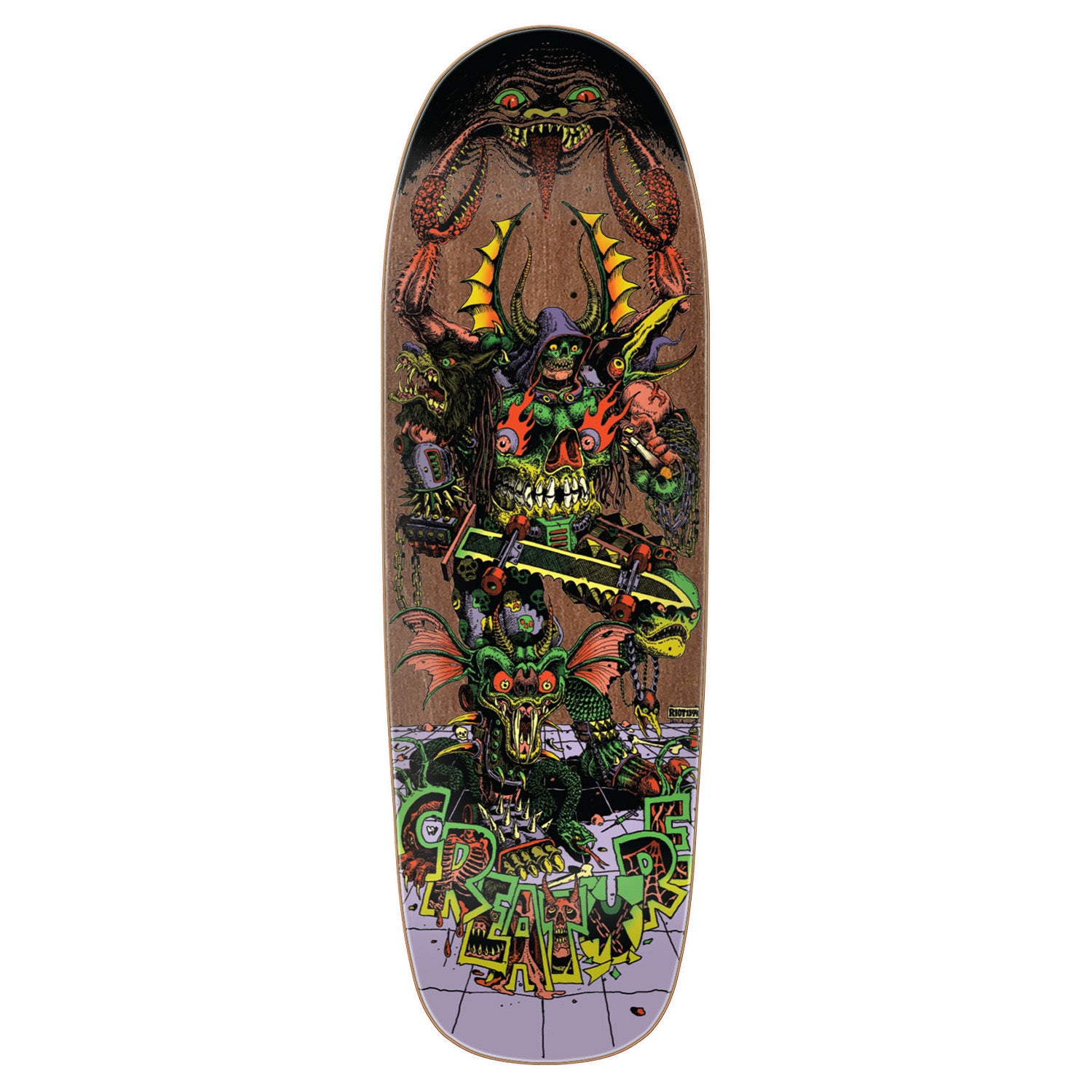 Creature Hallucination Beast Shaped Deck 9.55" x 30.46"
