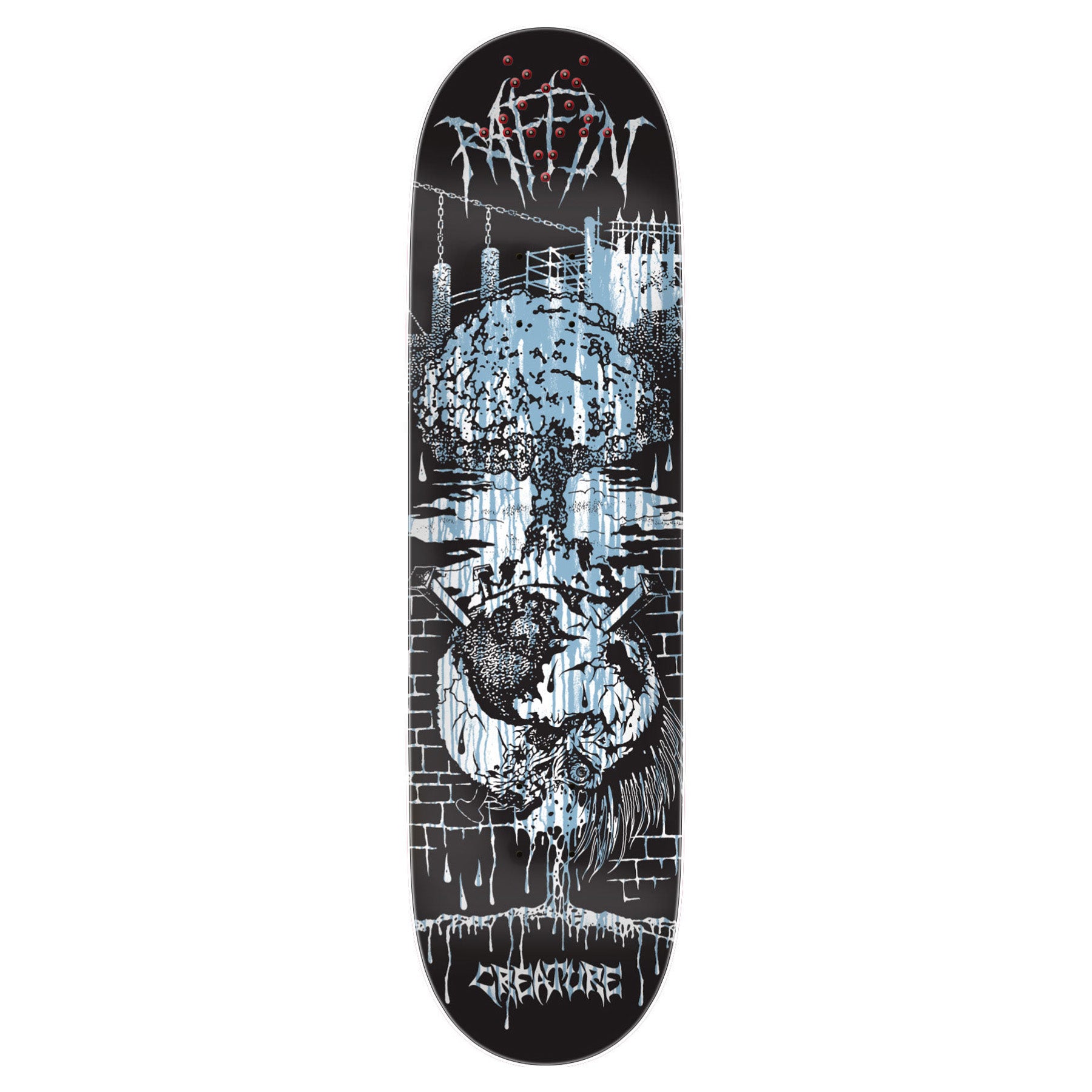Creature Raffin BLKMTL Deck 8.53"