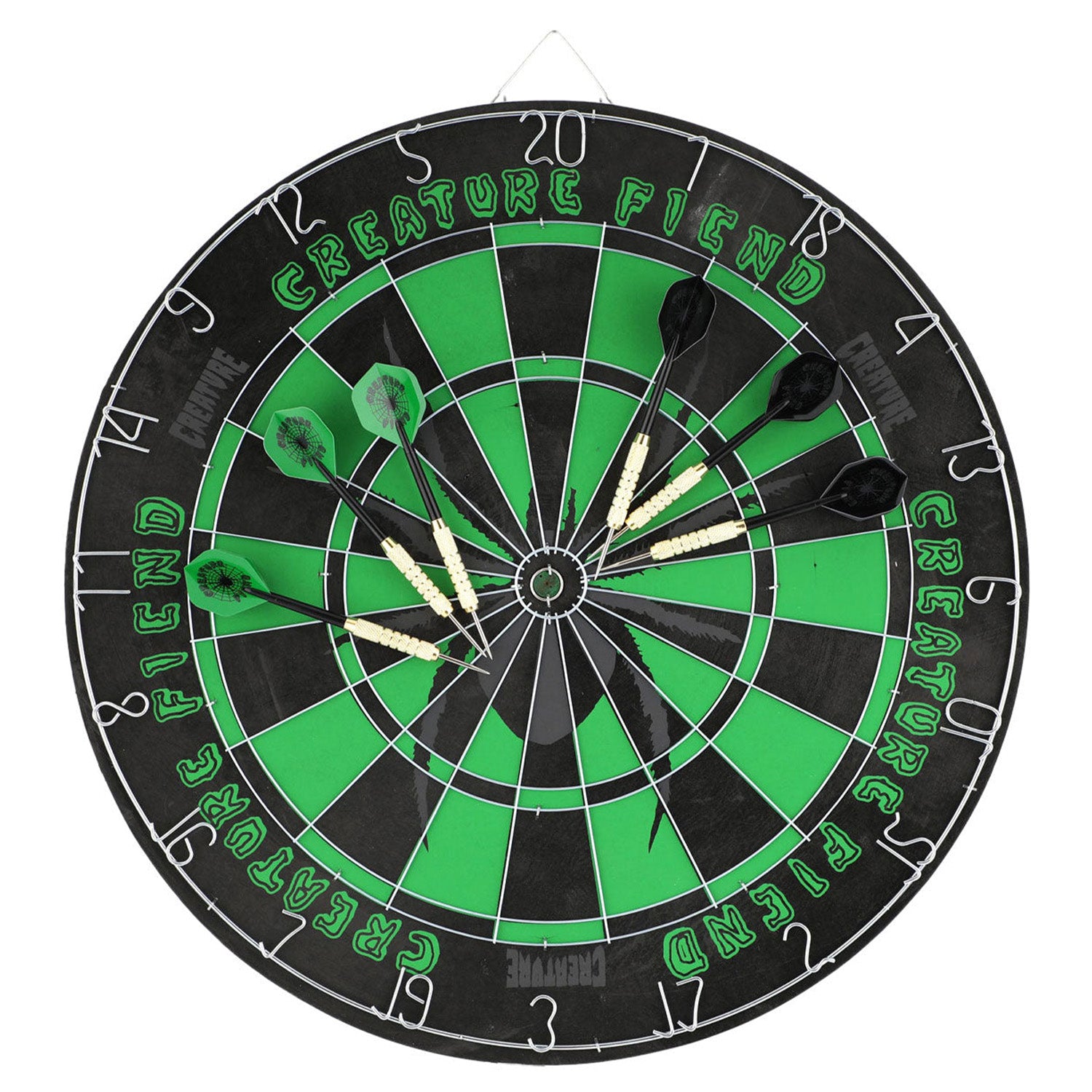 Creature Web Dartboard Black/Dark Green