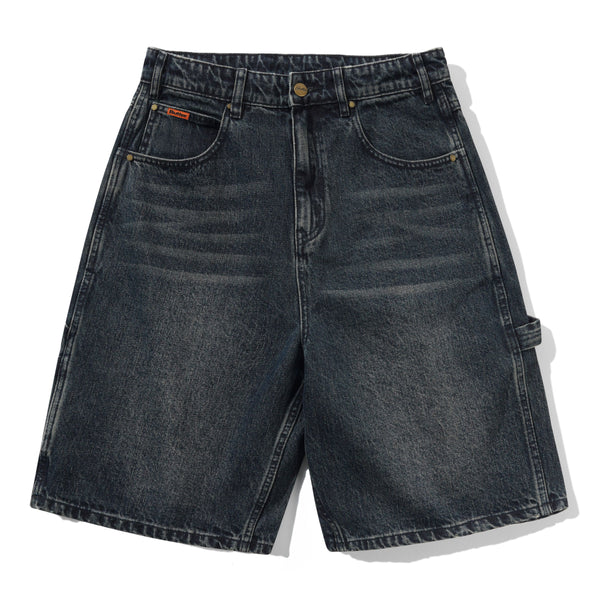 本日限定価格BUTTERGOODS web denim shorts サイズ34 CarpenterDenimShortsSlubDarkIn