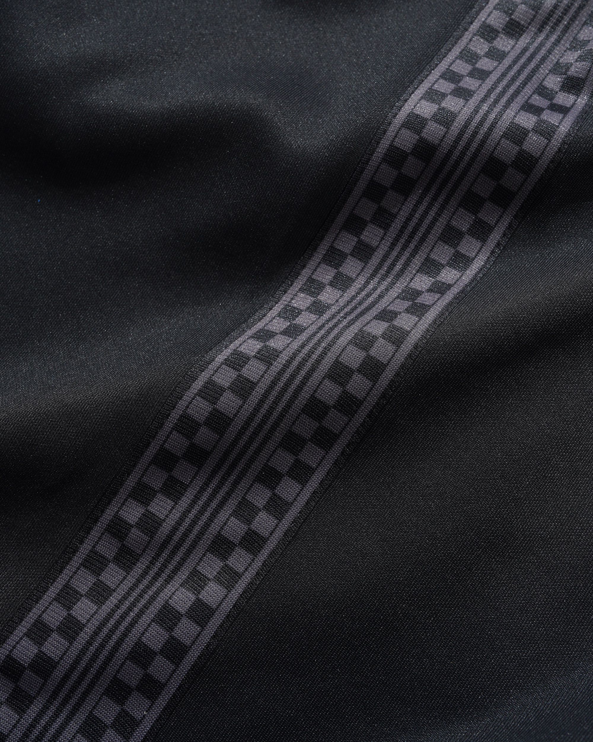 Butter Goods Check Tape Trackpants Black