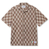 Butter Goods Checker Vacation Shirt Chocolate