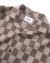 Butter Goods Checker Vacation Shirt Chocolate