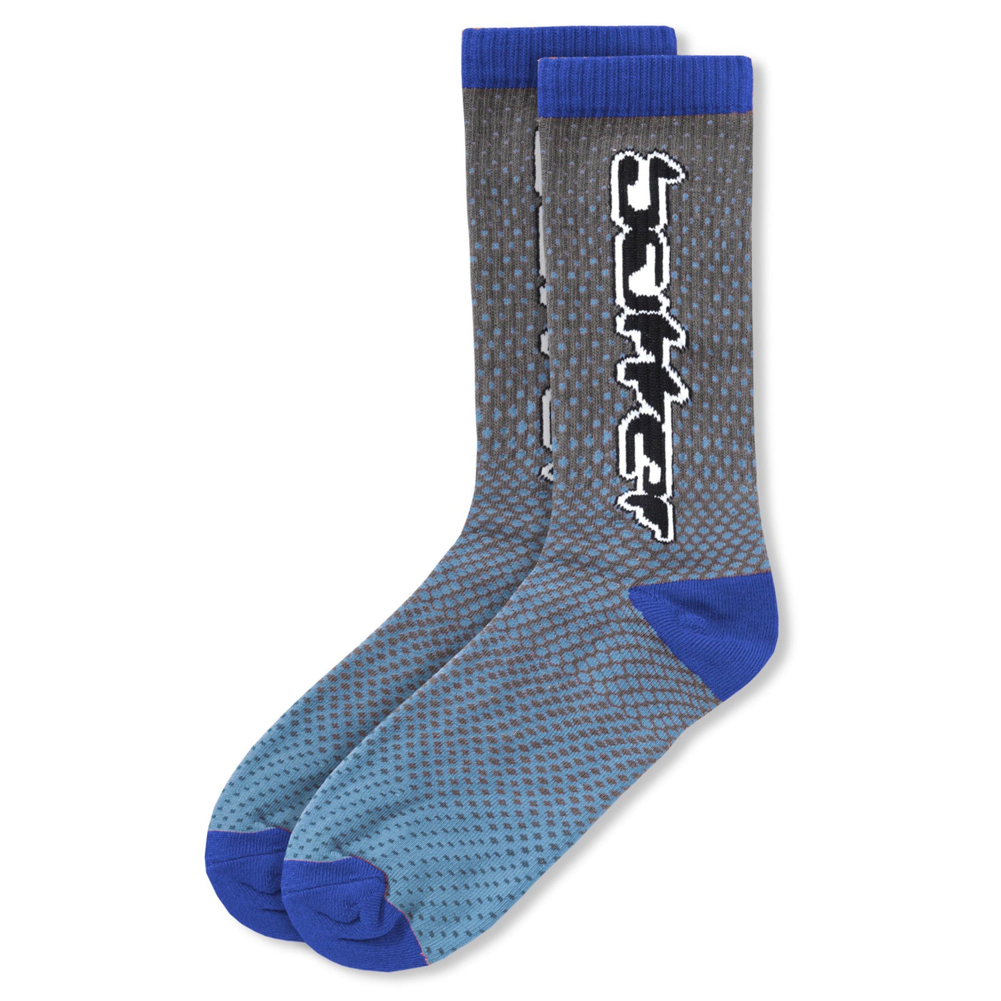 Butter Goods Corrosive Socks Grey/Blue