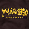 Thrasher x Antihero Pigeon Mag Crewneck Sweatshirt Dark Chocolate
