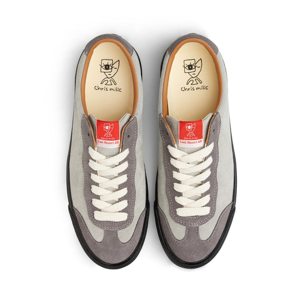 Last Resort AB VM004 Milic Suede Lo Duo Grey/Black - Orchard Skateshop