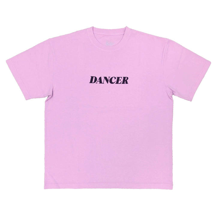 Dancer Italic Logo Tee Pink