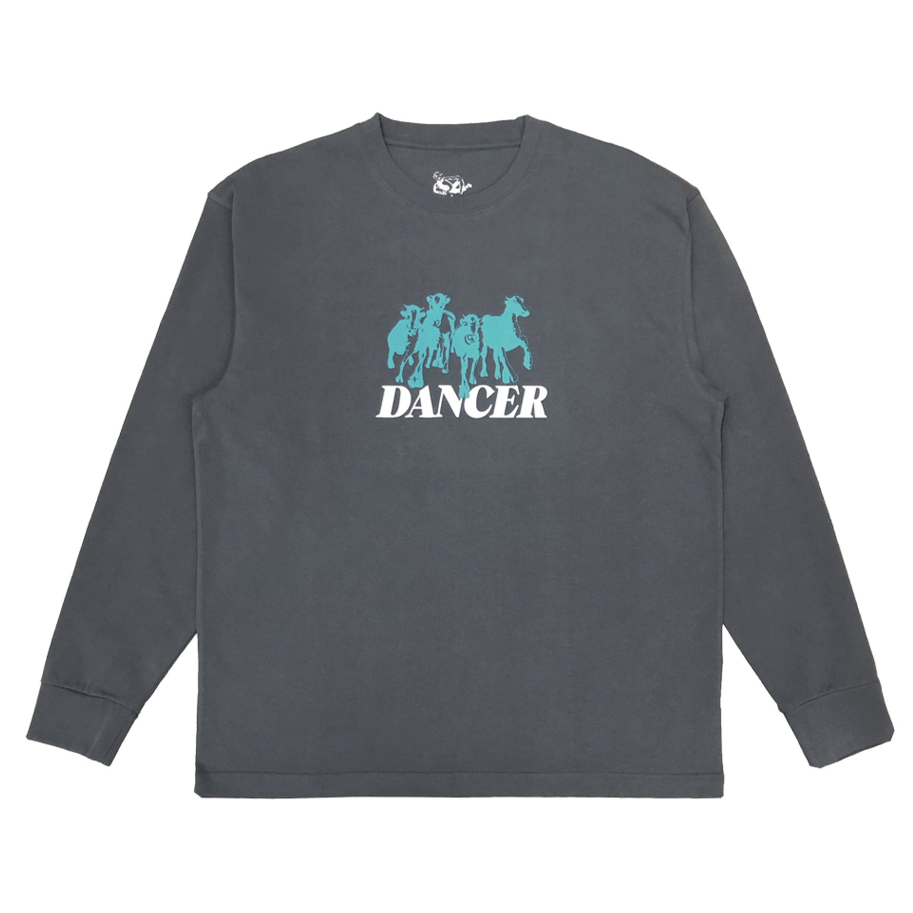 Dancer Step Aside LS Tee Charcoal
