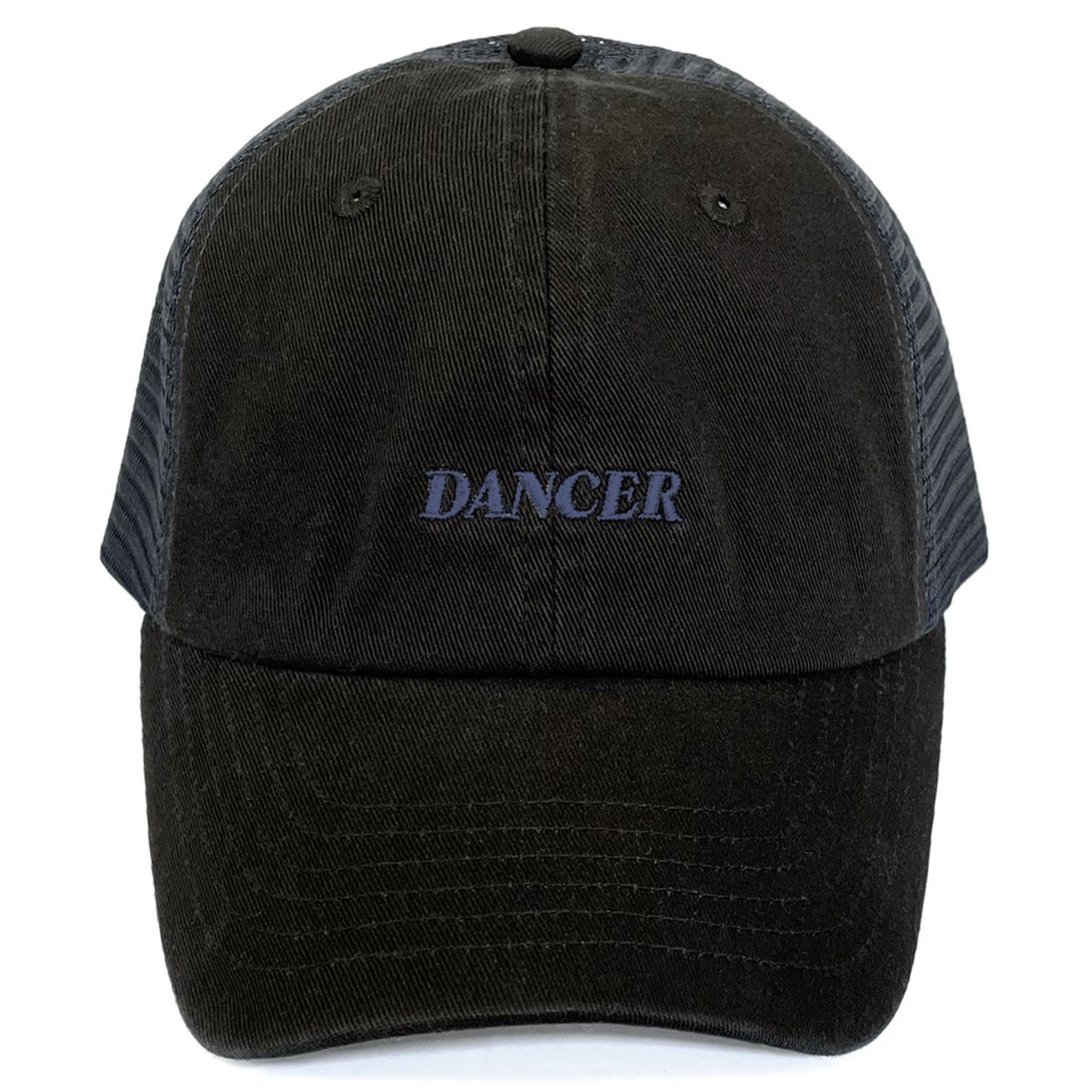 Dancer Trucker Snap Back Hat Black/Navy