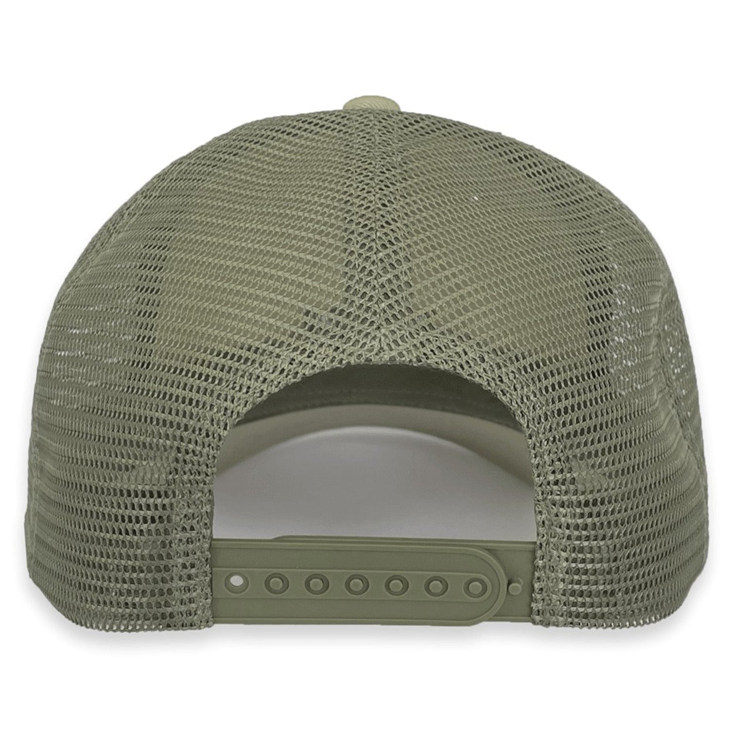 Dancer Trucker Snap Back Hat Khaki/Green