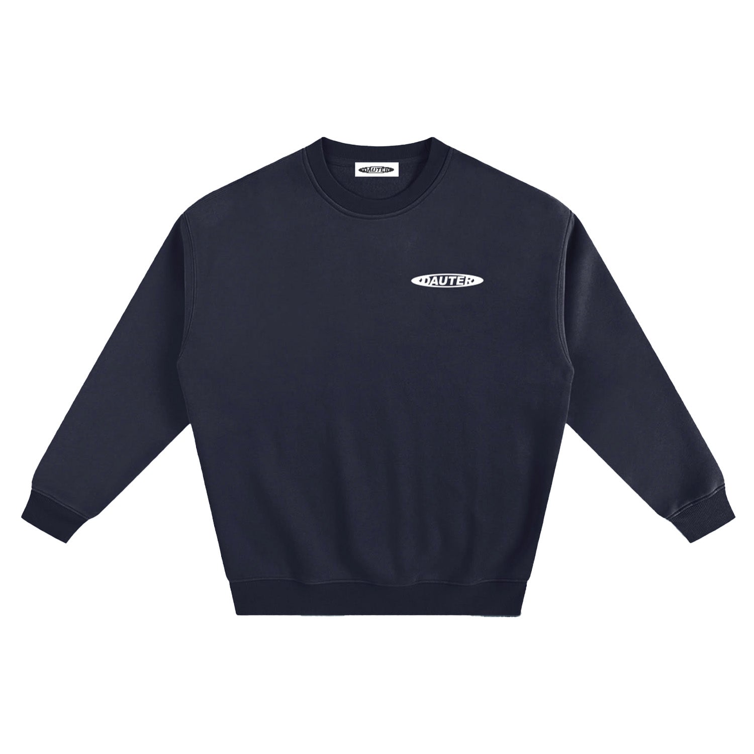 Dauter Oval Crewneck Sweatshirt Navy