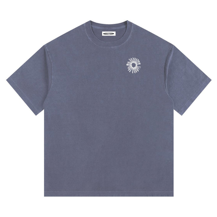 Dauter Sun Tee Washed Blue