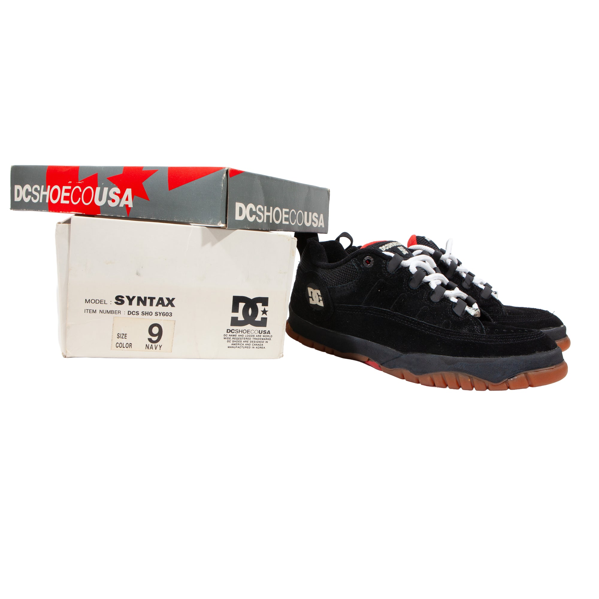 Overripe DC Shoes Dyrdek 2 Black Size 9 (1997)